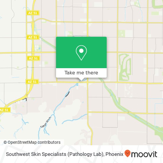 Southwest Skin Specialists (Pathology Lab) map