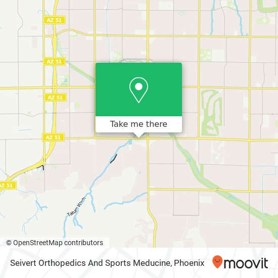 Seivert Orthopedics And Sports Meducine map