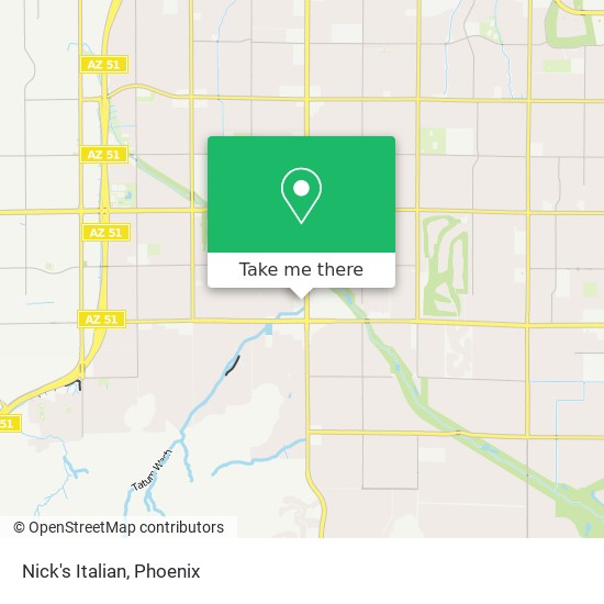 Mapa de Nick's Italian