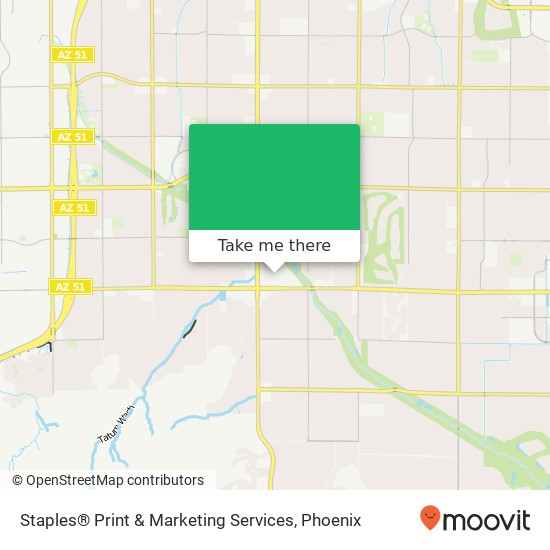 Staples® Print & Marketing Services map