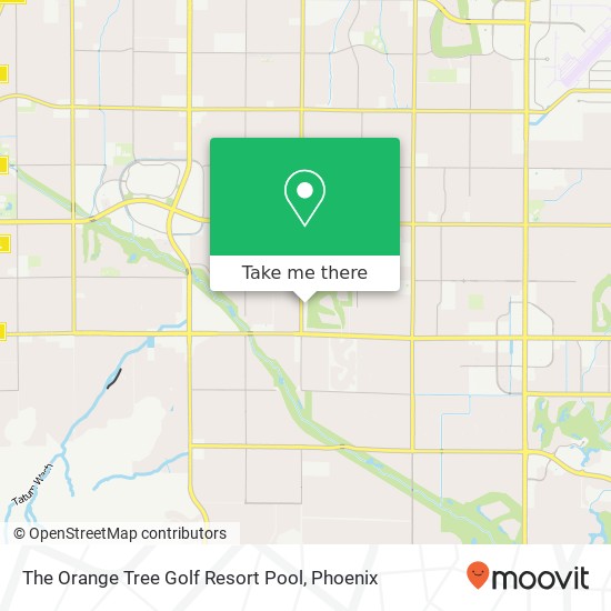 The Orange Tree Golf Resort Pool map