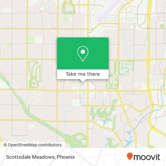 Scottsdale Meadows map
