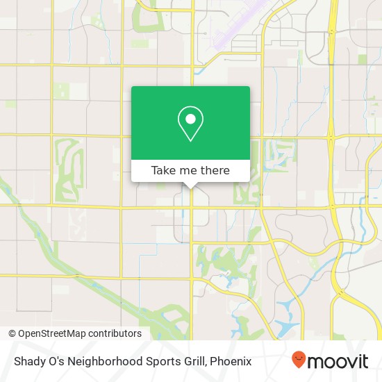 Shady O's Neighborhood Sports Grill map