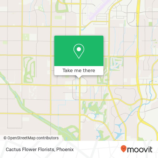 Cactus Flower Florists map