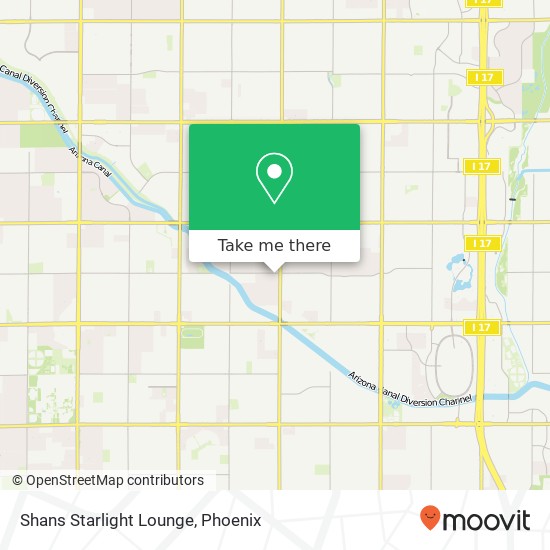 Mapa de Shans Starlight Lounge
