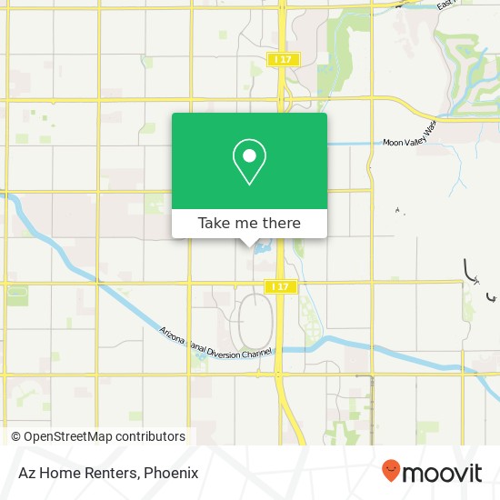 Mapa de Az Home Renters