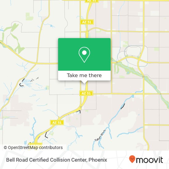 Mapa de Bell Road Certified Collision Center