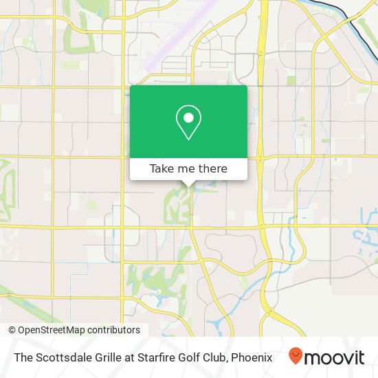 Mapa de The Scottsdale Grille at Starfire Golf Club