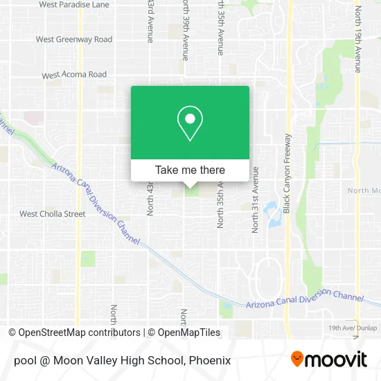 Mapa de pool @ Moon Valley High School