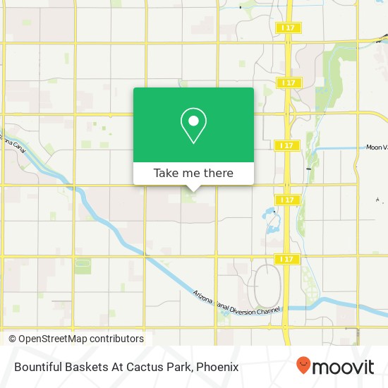 Bountiful Baskets At Cactus Park map