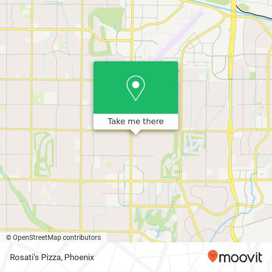 Rosati's Pizza map