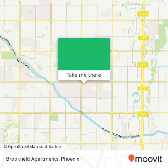 Mapa de Brookfield Apartments