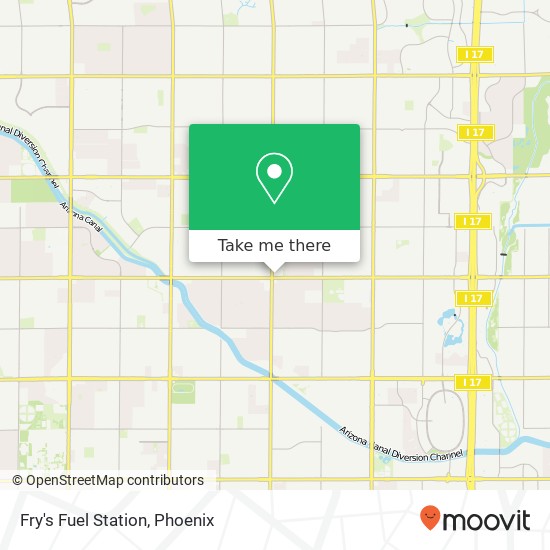 Fry's Fuel Station map