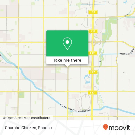 Church's Chicken map