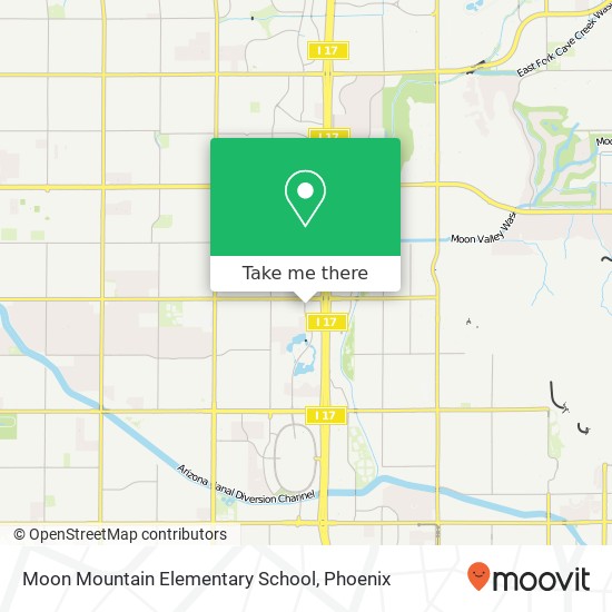 Moon Mountain Elementary School map