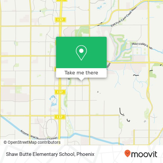 Mapa de Shaw Butte Elementary School