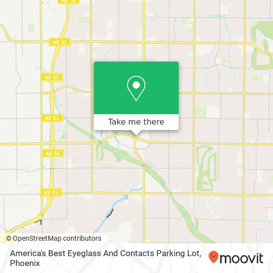 Mapa de America's Best Eyeglass And Contacts Parking Lot