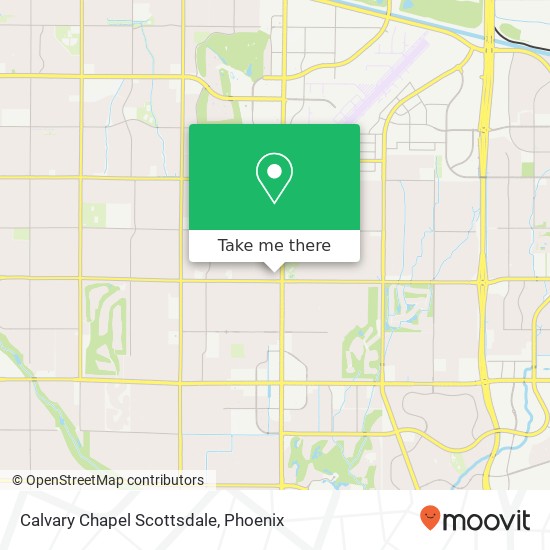 Calvary Chapel Scottsdale map