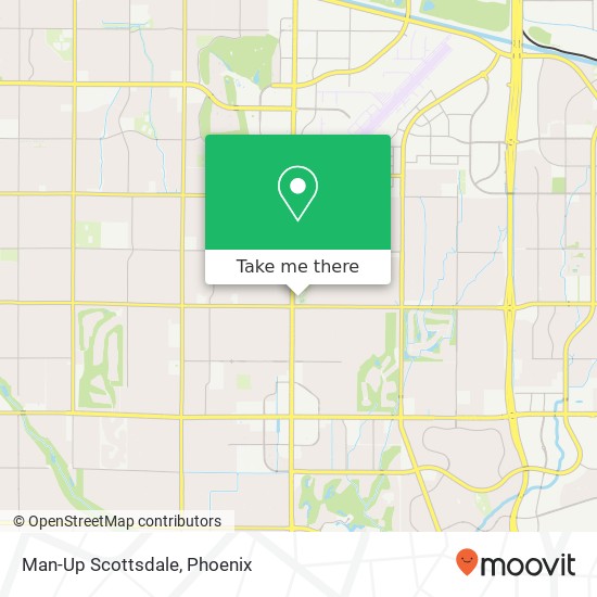 Man-Up Scottsdale map