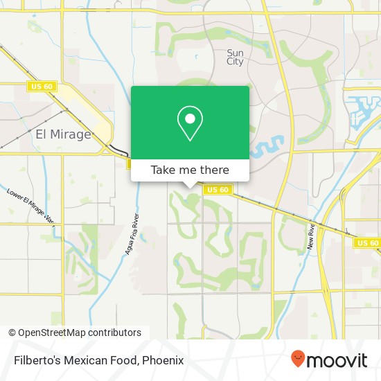 Filberto's Mexican Food map