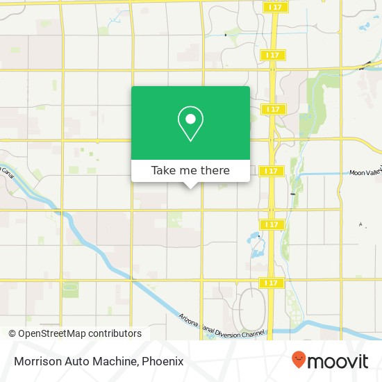 Morrison Auto Machine map