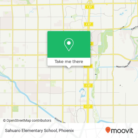 Sahuaro Elementary School map