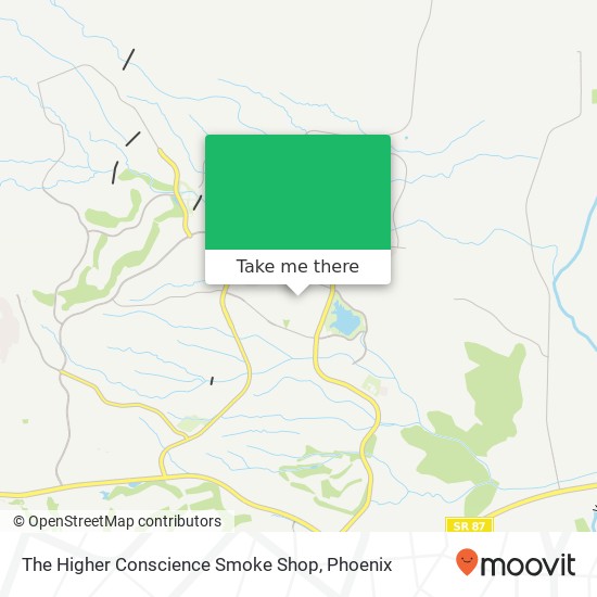 Mapa de The Higher Conscience Smoke Shop