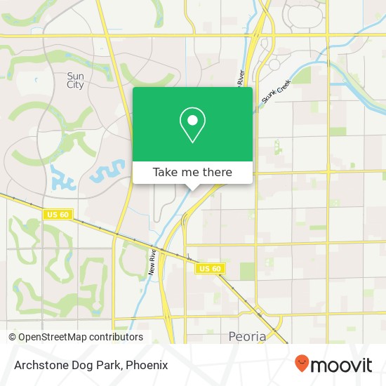 Mapa de Archstone Dog Park