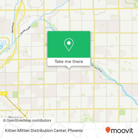 Kitten Mitten Distribution Center map