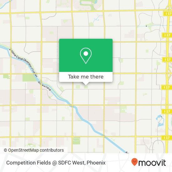 Mapa de Competition Fields @ SDFC West