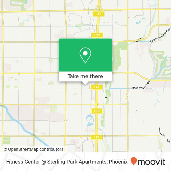 Mapa de Fitness Center @ Sterling Park Apartments