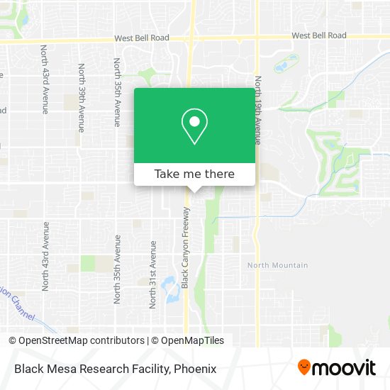 Black Mesa Research Facility map