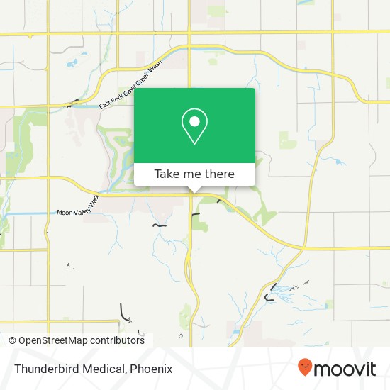 Mapa de Thunderbird Medical