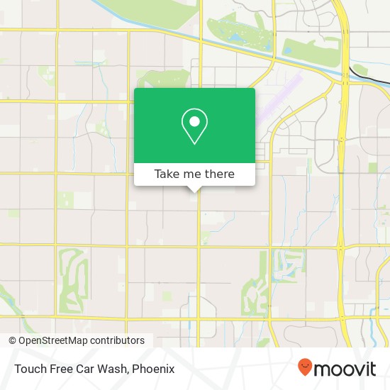 Touch Free Car Wash map