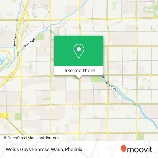 Mapa de Weiss Guys Express Wash