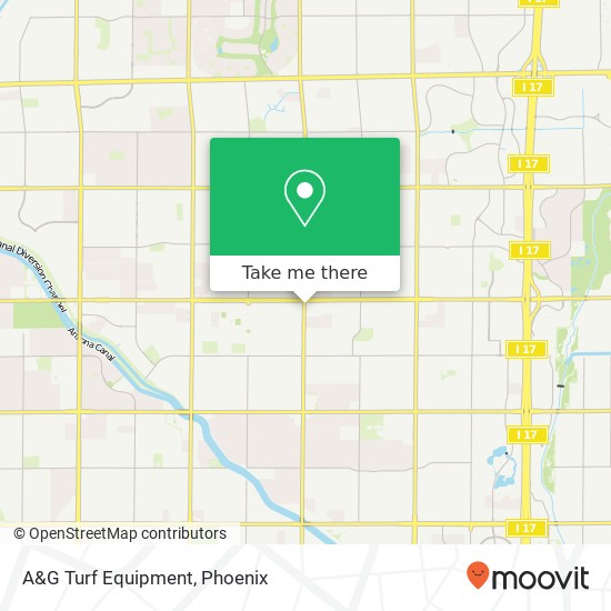 A&G Turf Equipment map