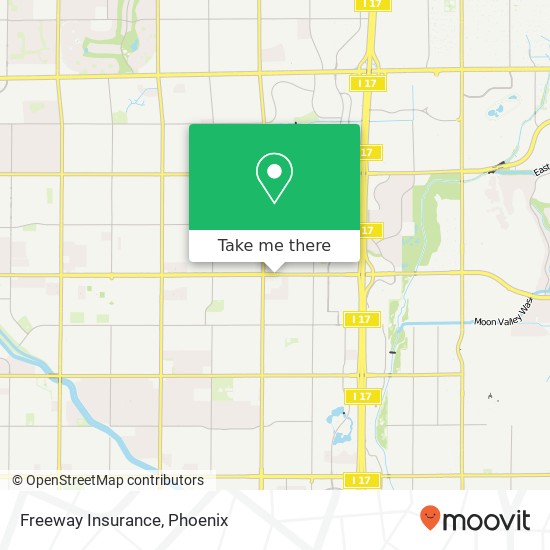 Freeway Insurance map