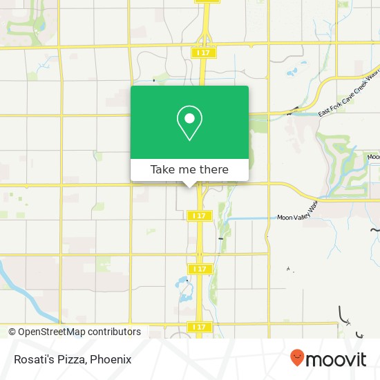 Rosati's Pizza map