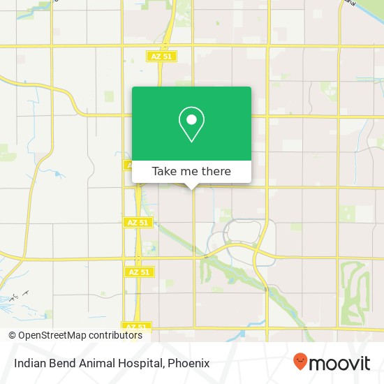 Indian Bend Animal Hospital map