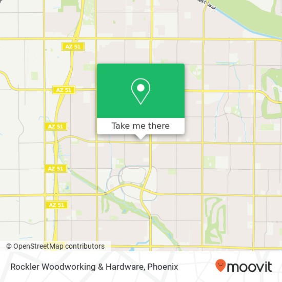 Rockler Woodworking & Hardware map