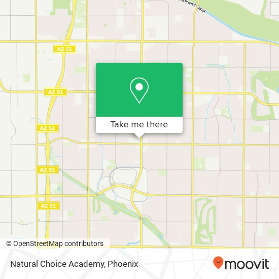 Mapa de Natural Choice Academy