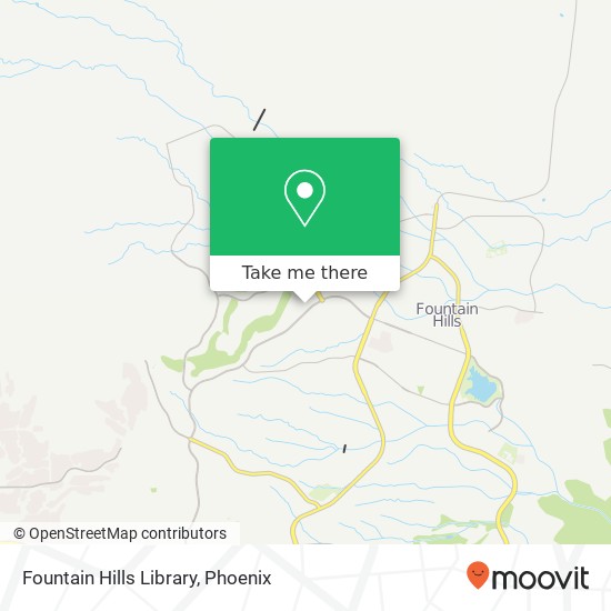 Fountain Hills Library map