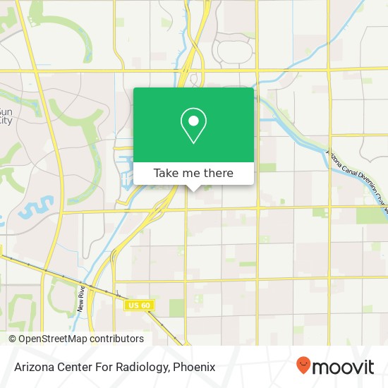 Mapa de Arizona Center For Radiology