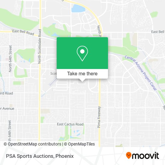 PSA Sports Auctions map