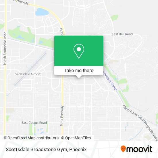 Mapa de Scottsdale Broadstone Gym