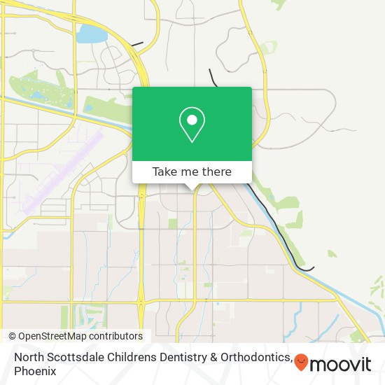 Mapa de North Scottsdale Childrens Dentistry & Orthodontics