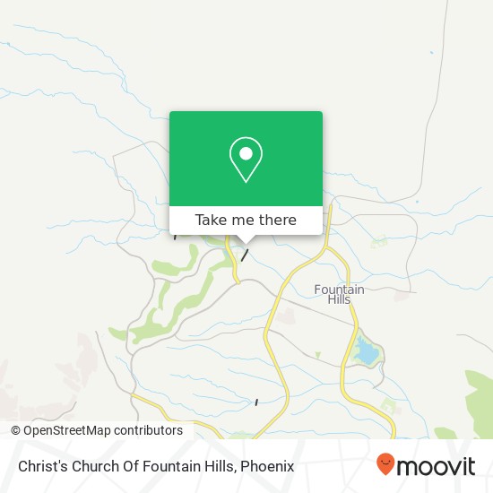Christ's Church Of Fountain Hills map