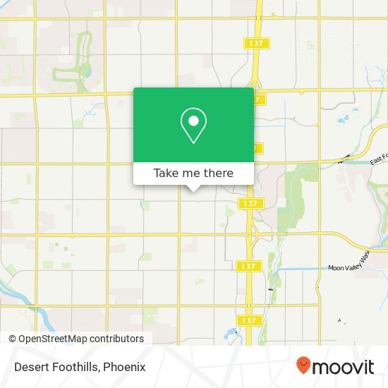 Desert Foothills map