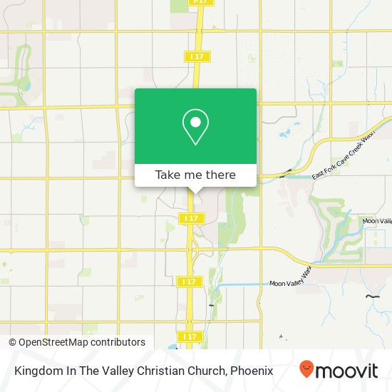 Mapa de Kingdom In The Valley Christian Church