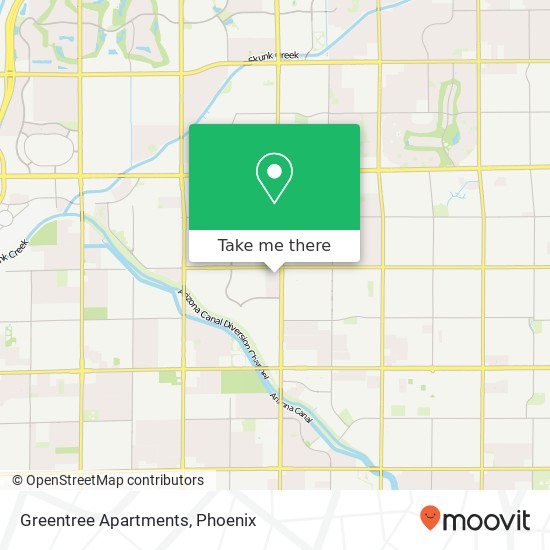 Greentree Apartments map